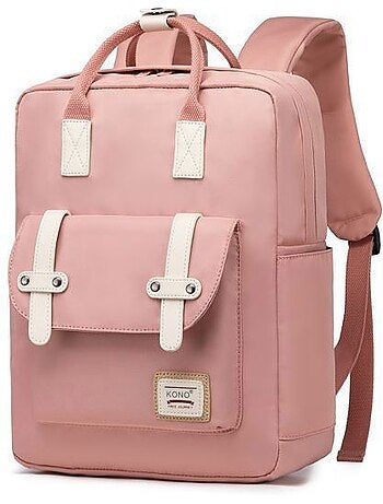 Sac à dos polyester housse de protection intégrée 27x12x36 cm - kono