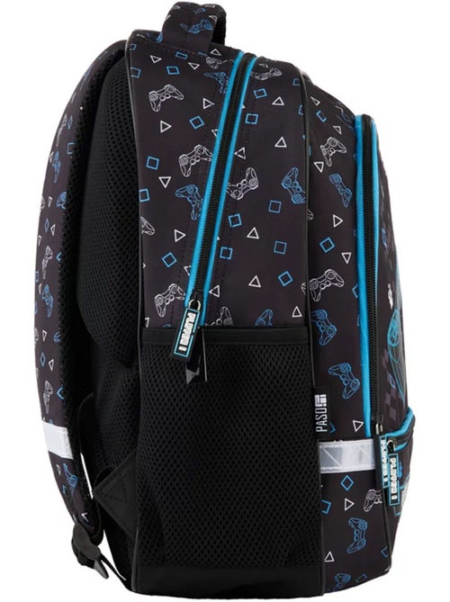 Sac à dos polyester imprimé Game On PASO - Kiabi