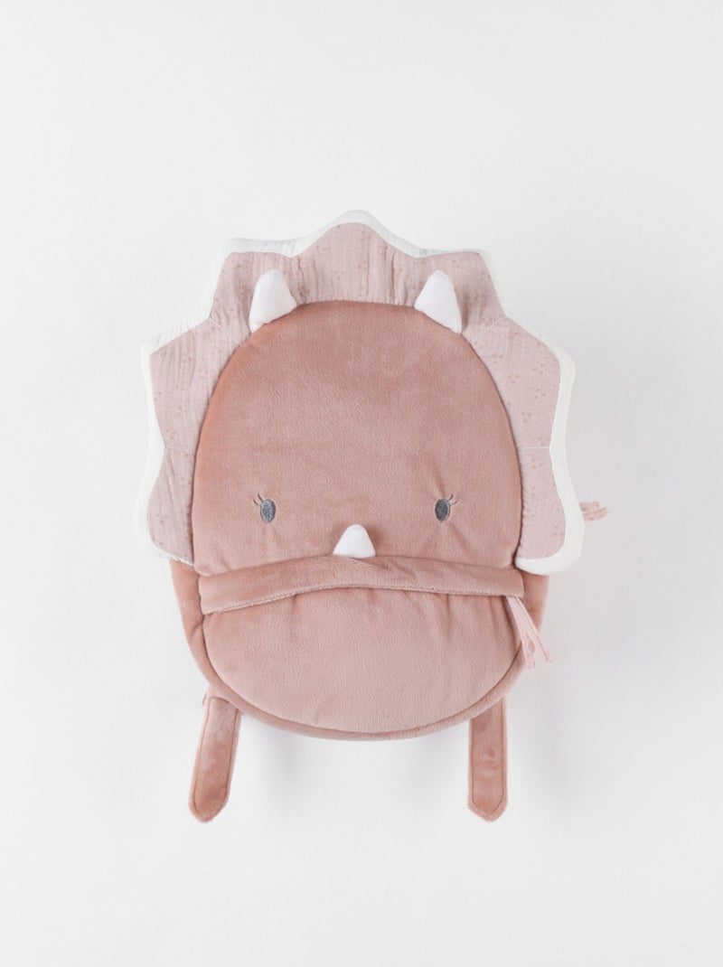 Sac à dos Popsie en Veloudoux®, poudré Noukie's Rose - Kiabi