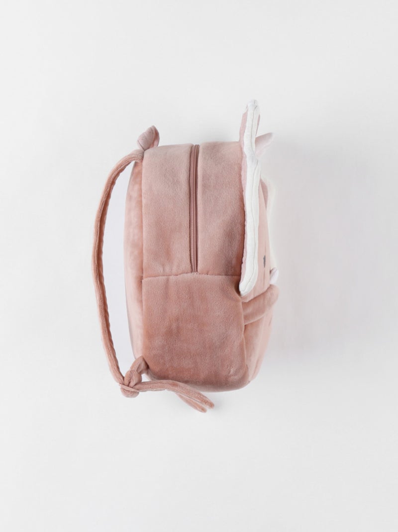 Sac à dos Popsie en Veloudoux®, poudré Noukie's Rose - Kiabi