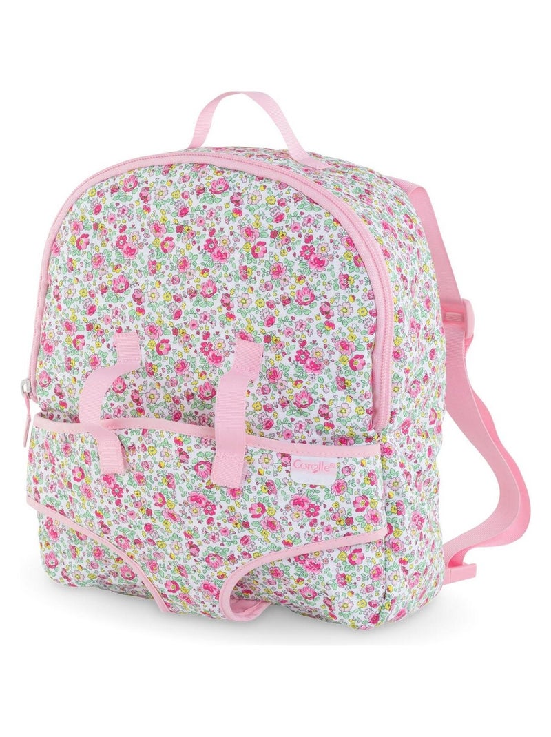 Sac à Dos porte-poupon Fleuri pour poupon 30 cm N/A - Kiabi