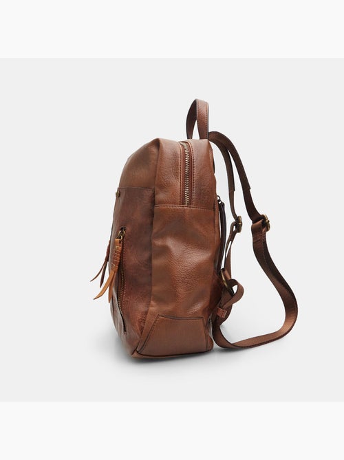 Sac à dos pour homme effet cuir - Kiabi