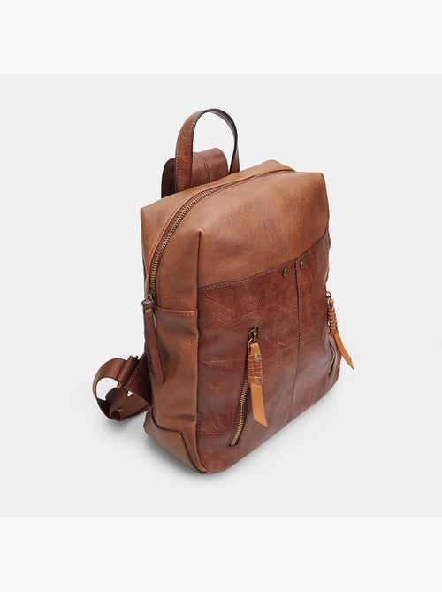 Sac à dos pour homme effet cuir - Kiabi