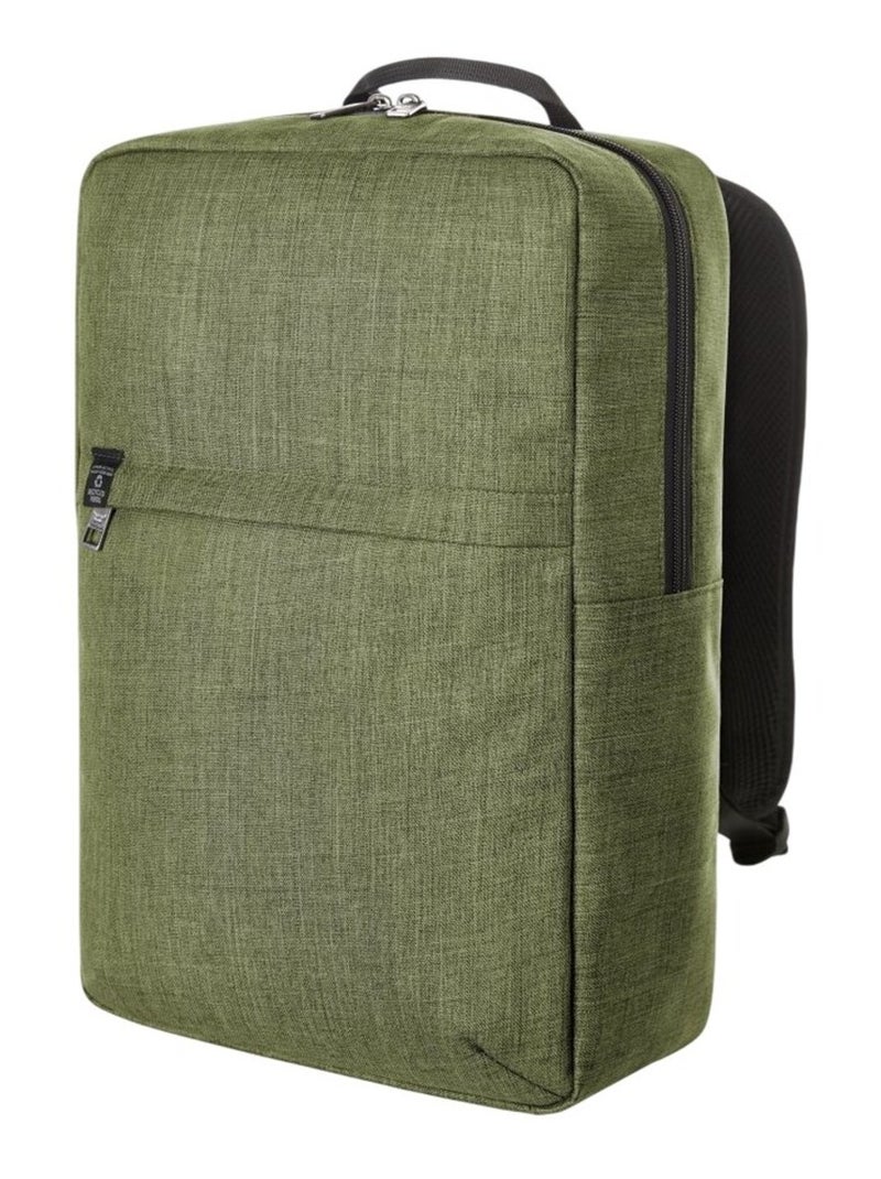 Sac à dos pour ordinateur portable europe - halfar Beige/Vert/Doré - Kiabi
