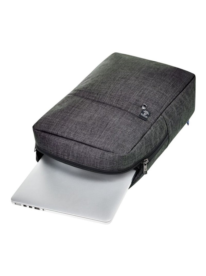 Sac à dos pour ordinateur portable europe - halfar gris anthracite - Kiabi