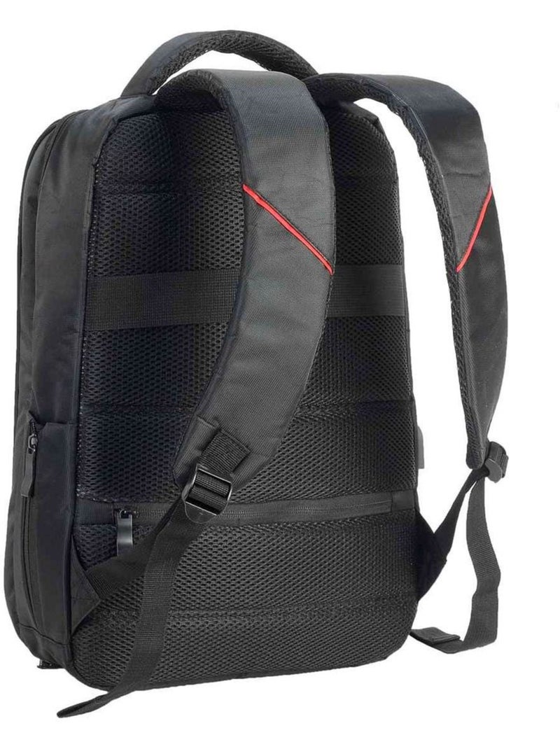 Sac à dos pour ordinateur portable kiel urban - shugon Noir Rouge - Kiabi