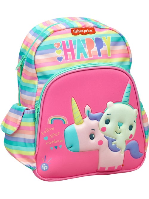 Sac à dos préscolaire 3D licorne en polyester Fisher-Price - Kiabi Sac à dos préscolaire 3D licorne en polyester Fisher-Price - Kiabi