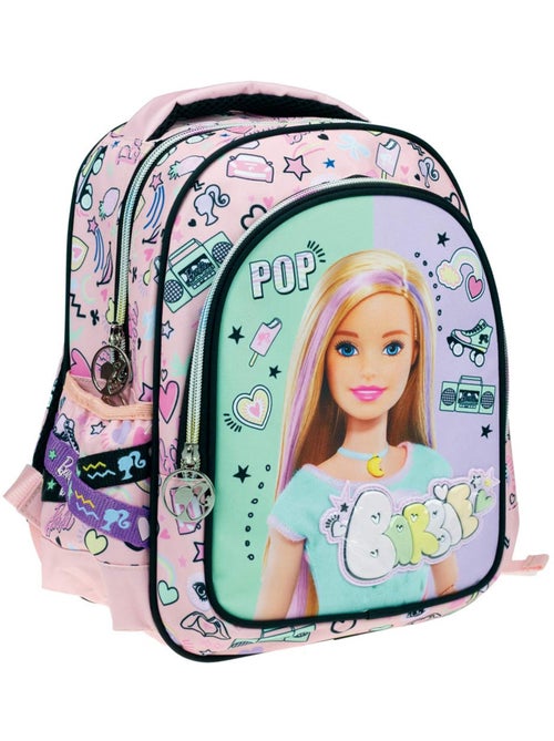 Sac à dos préscolaire Barbie Power Pastels portrait et icônes - Kiabi
