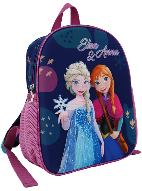 Sac à dos préscolaire La Reine des Neiges imprimé 3D polyester - Kiabi