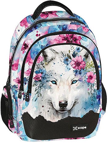 Sac à dos primaire 3 compartiments 'Xscape' – Polyester 600D Graffity