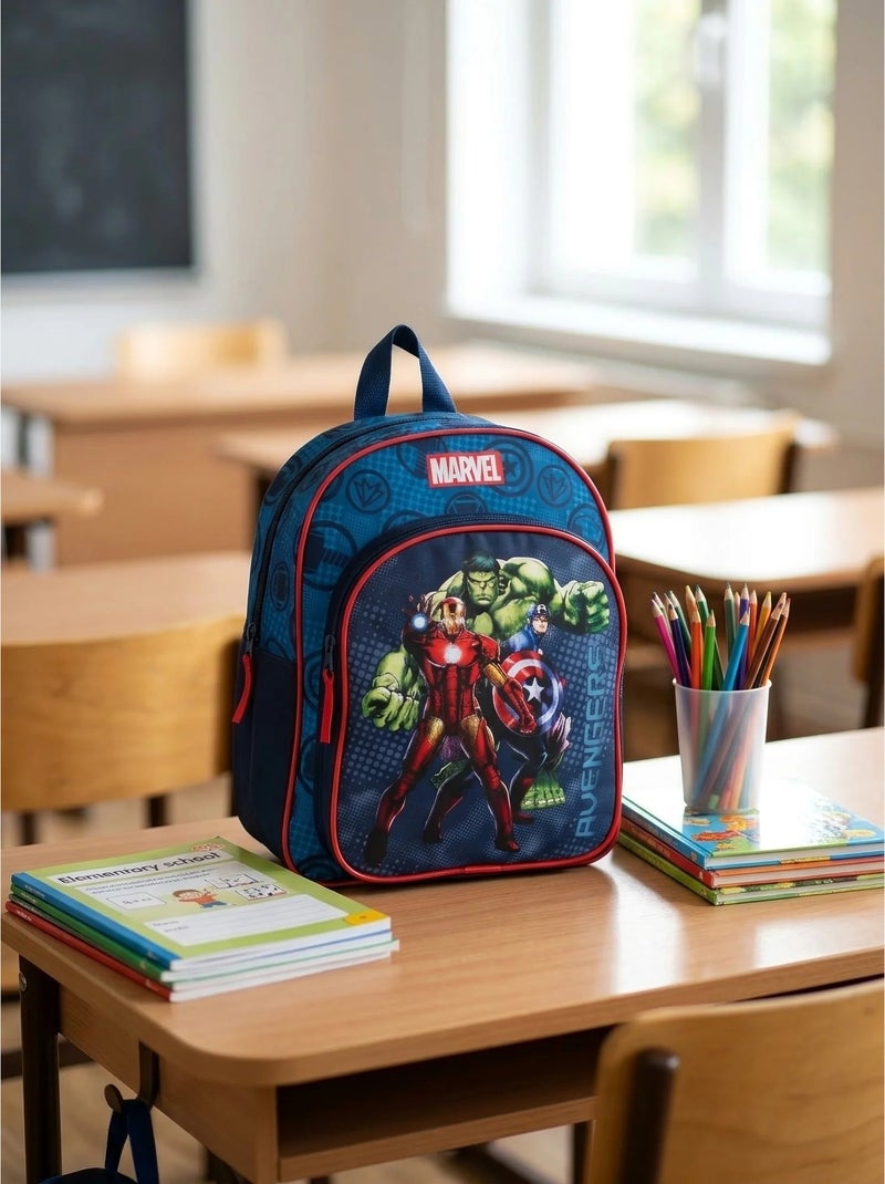 Sac à dos Primaire Avengers Marvel Bleu - Kiabi