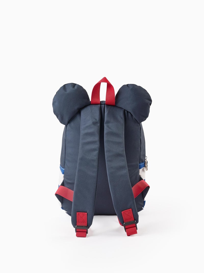 Sac à Dos Rayé avec Oreilles Mickey Bleu foncé - Kiabi