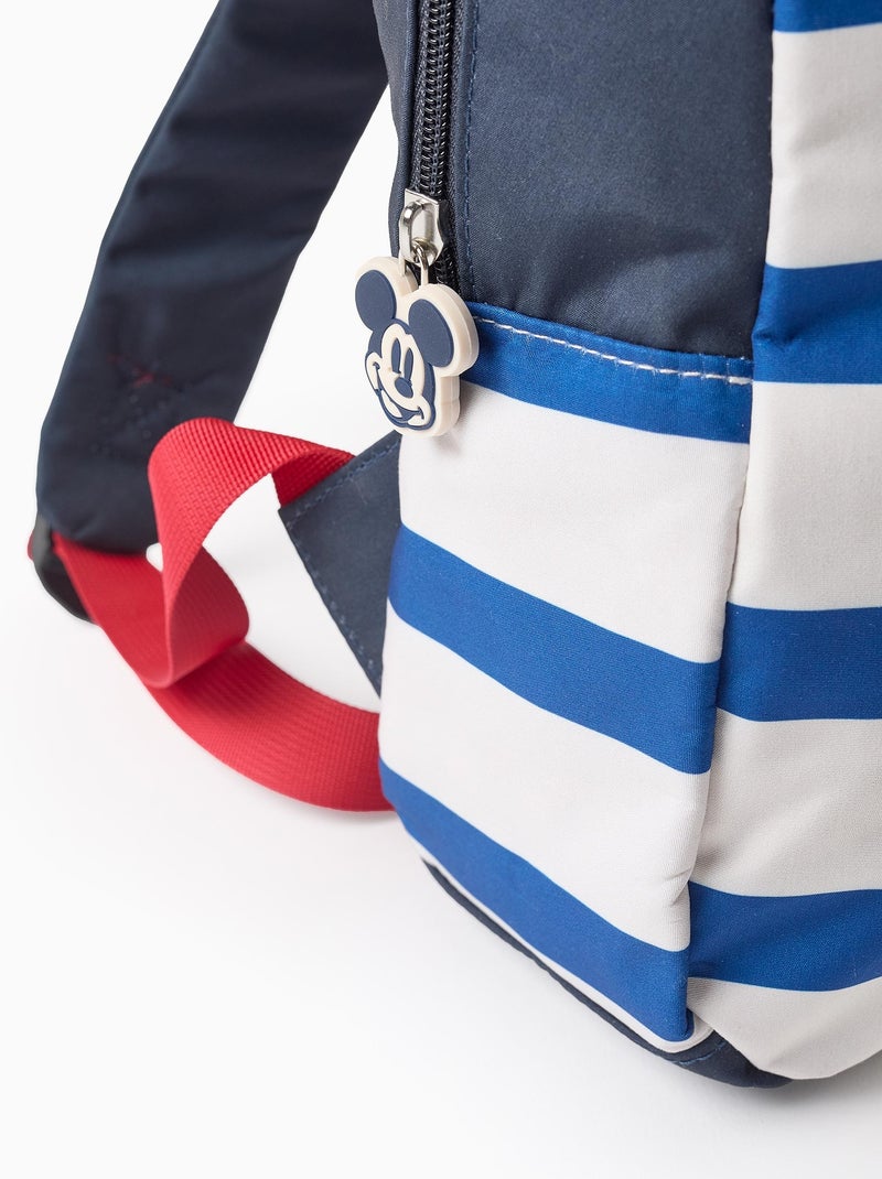 Sac à Dos Rayé avec Oreilles Mickey Bleu foncé - Kiabi