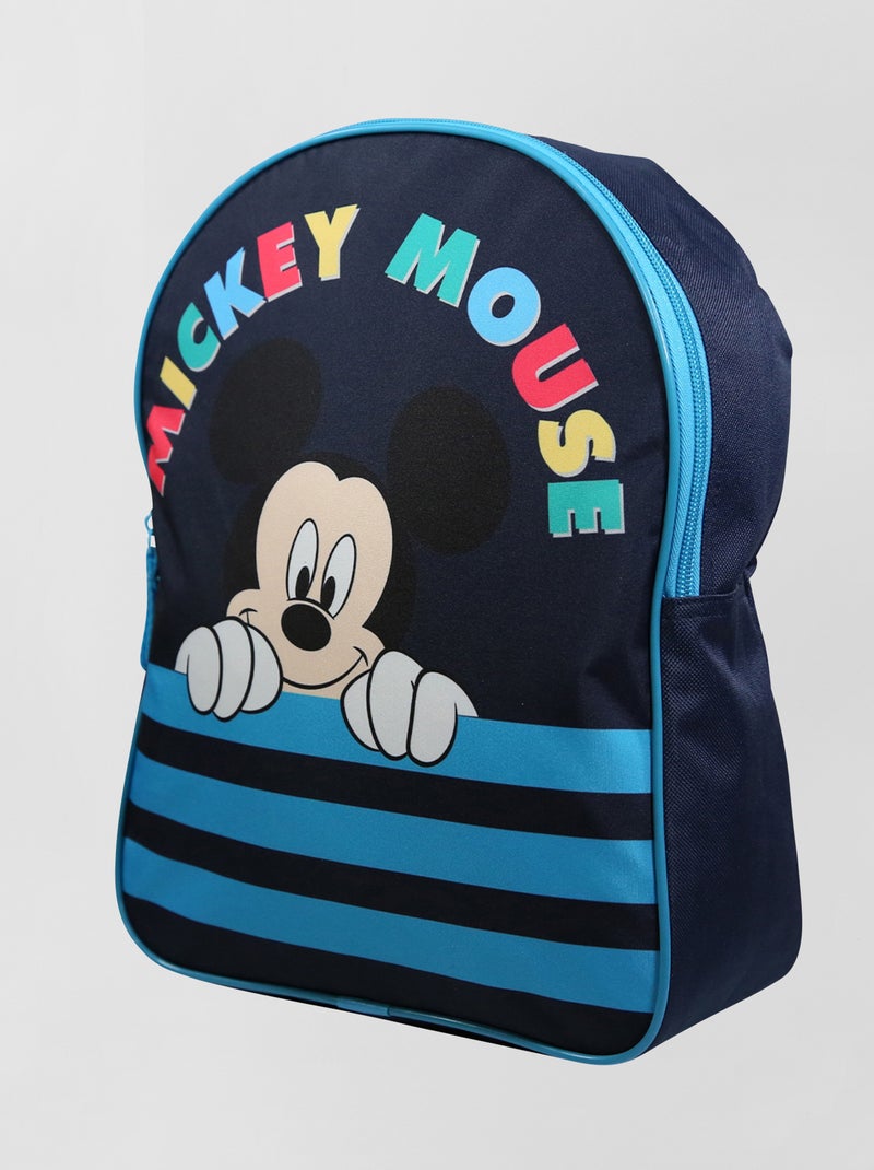 Sac à dos rayé 'Mickey' 'Disney' bleu - Kiabi