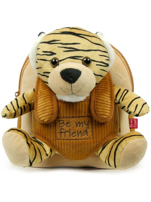 Sac à dos réversible en peluche tigre 25 cm – CMP - Kiabi Sac à dos réversible en peluche tigre 25 cm – CMP - Kiabi