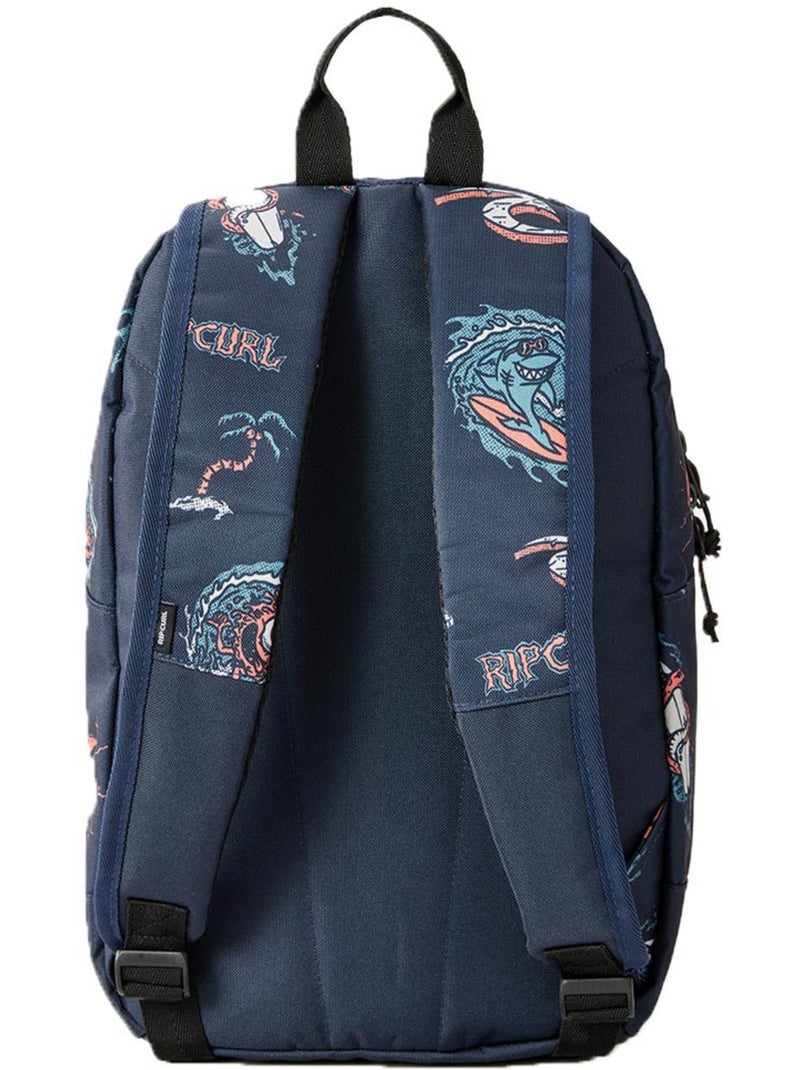 Sac à dos Rip Curl Posse SML textile imprimé surf Bleu Orange - Kiabi