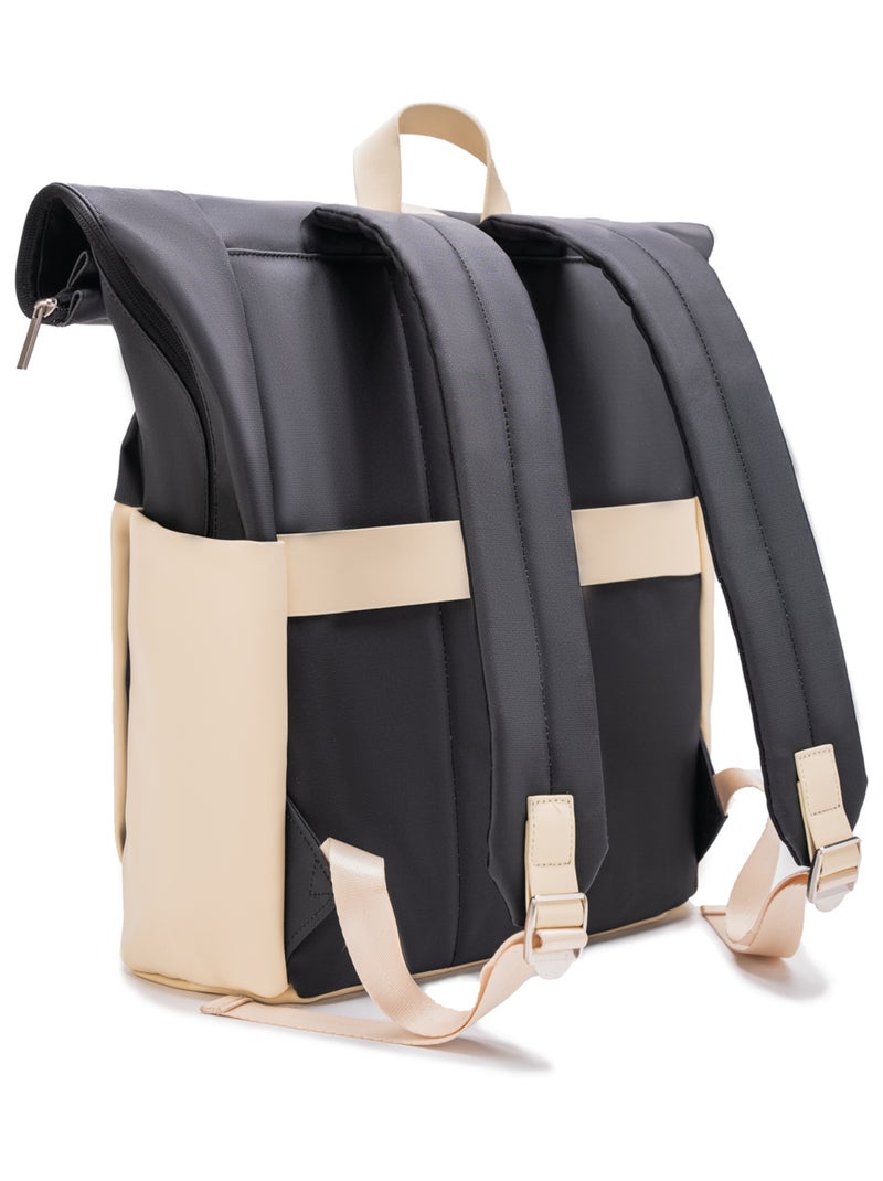 Sac à dos Roll-Top | Bagage à Main 40x30x20cm | Imperméable & Ultra-Résitant | CELIMS France Beige - Kiabi