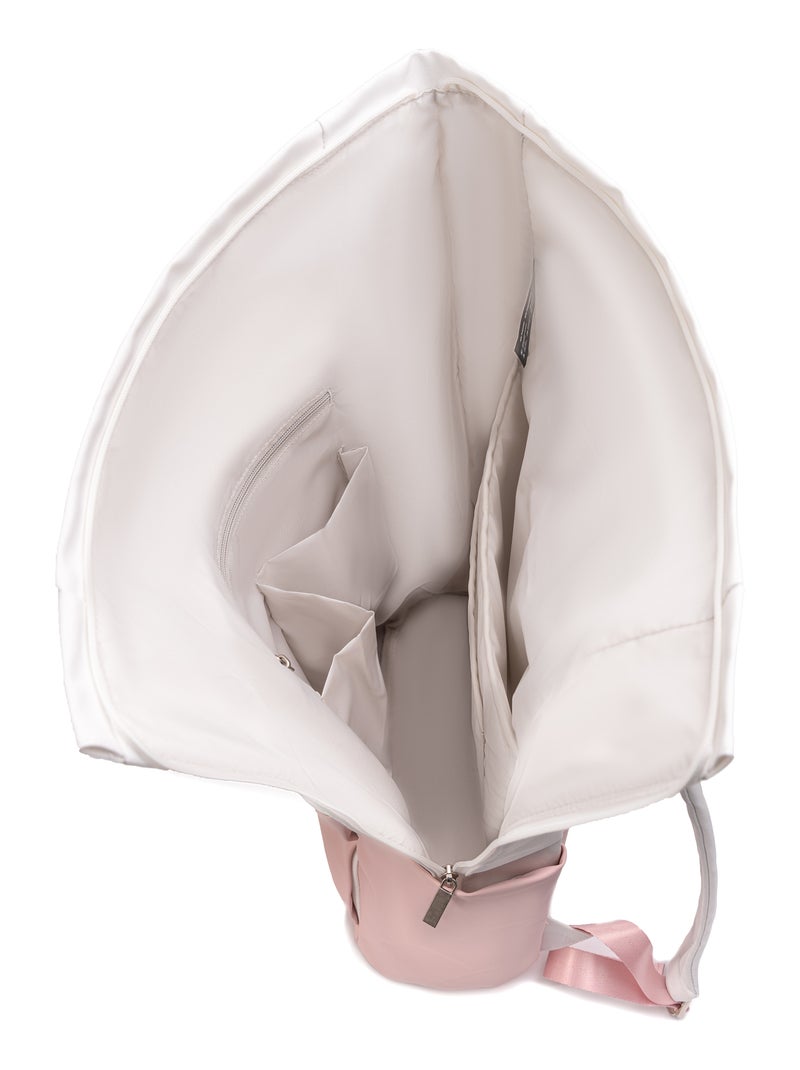 Sac à dos Roll-Top | Bagage à Main 40x30x20cm | Imperméable & Ultra-Résitant | CELIMS France Rose - Kiabi
