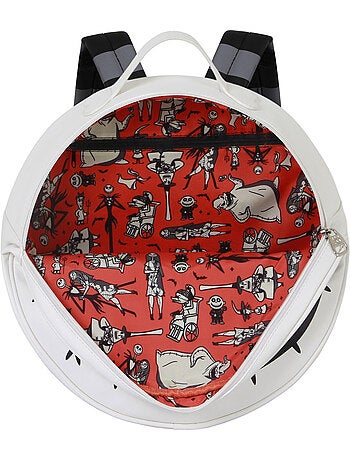 Sac à Dos Rond - Disney L'Étrange Noël de M. Jack Bone - Blanc - Taille Unique