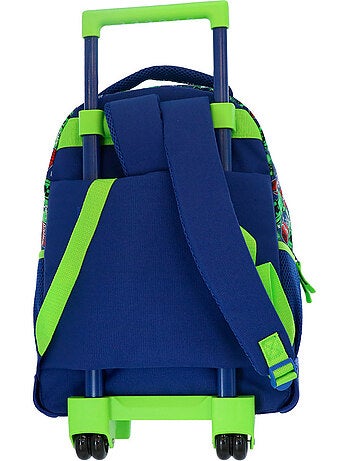 Sac à dos roulettes Minecraft Creeper Boom 43 cm à poignée télescopique