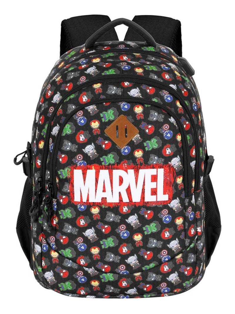 Sac à dos Running PLUS - Avengers Chibi - Noir - Taille Unique Noir - Kiabi
