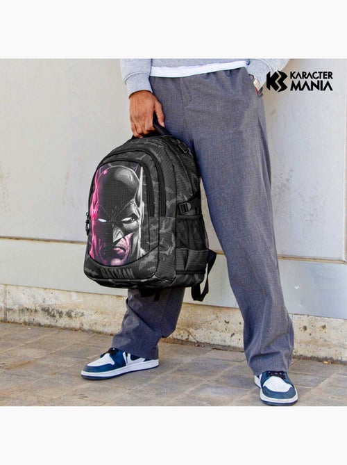 Sac à dos Running PLUS - DC Comics Batman Face - Noir - Taille Unique - Kiabi