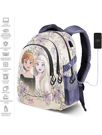 Sac à dos Running PLUS - Disney La Reine des Neiges 2 (Frozen) Emotion - Beige - Taille Unique