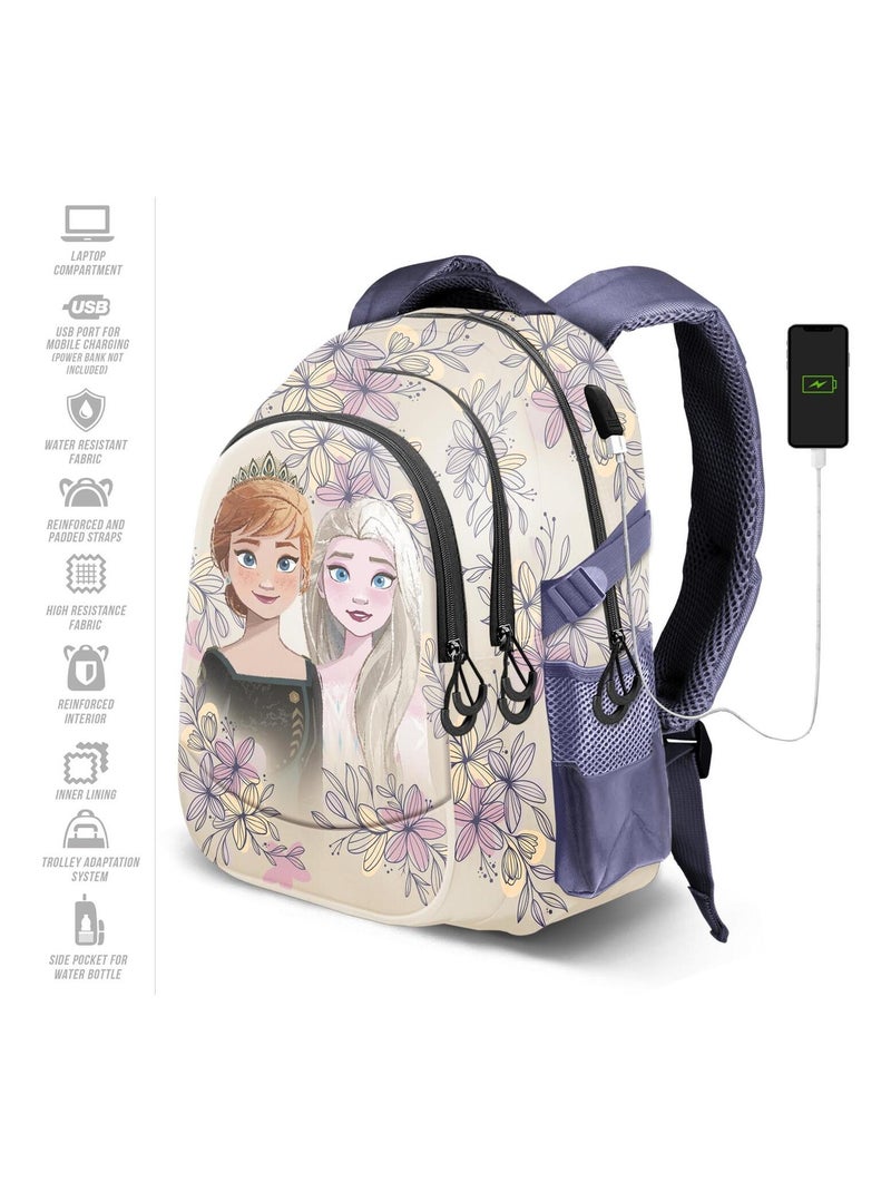 Sac à dos Running PLUS - Disney La Reine des Neiges 2 (Frozen) Emotion - Beige - Taille Unique Beige - Kiabi