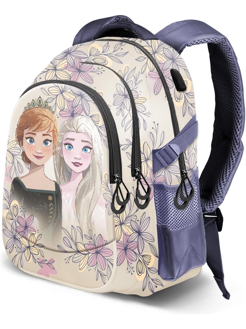 Sac à dos Running PLUS - Disney La Reine des Neiges 2 (Frozen) Emotion - Beige - Taille Unique Beige - Kiabi