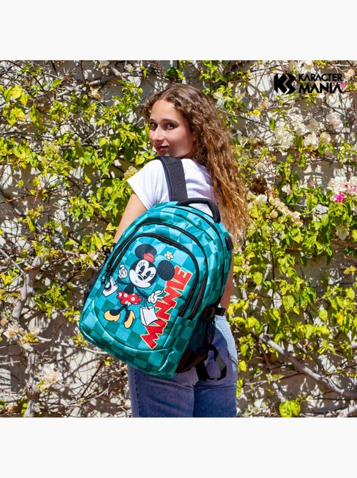 Sac à dos Running PLUS - Disney Minnie Mouse Indigo - Turquoise - Taille Unique - Kiabi