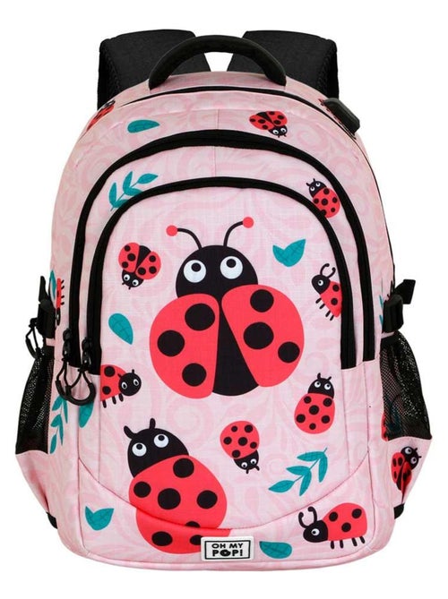 Sac à dos Running PLUS - Oh My Pop! Ladybug - Rose - Taille Unique - Kiabi