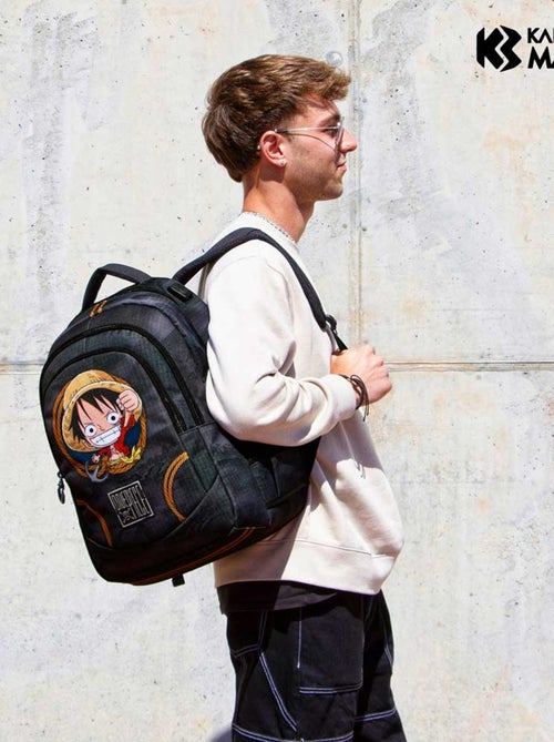 Sac à dos Running PLUS - One Piece Ropes - Noir - Taille Unique - Kiabi