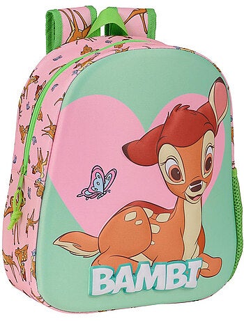 Sac à dos Safta 3D Bambi semi-rigide imprimé Disney