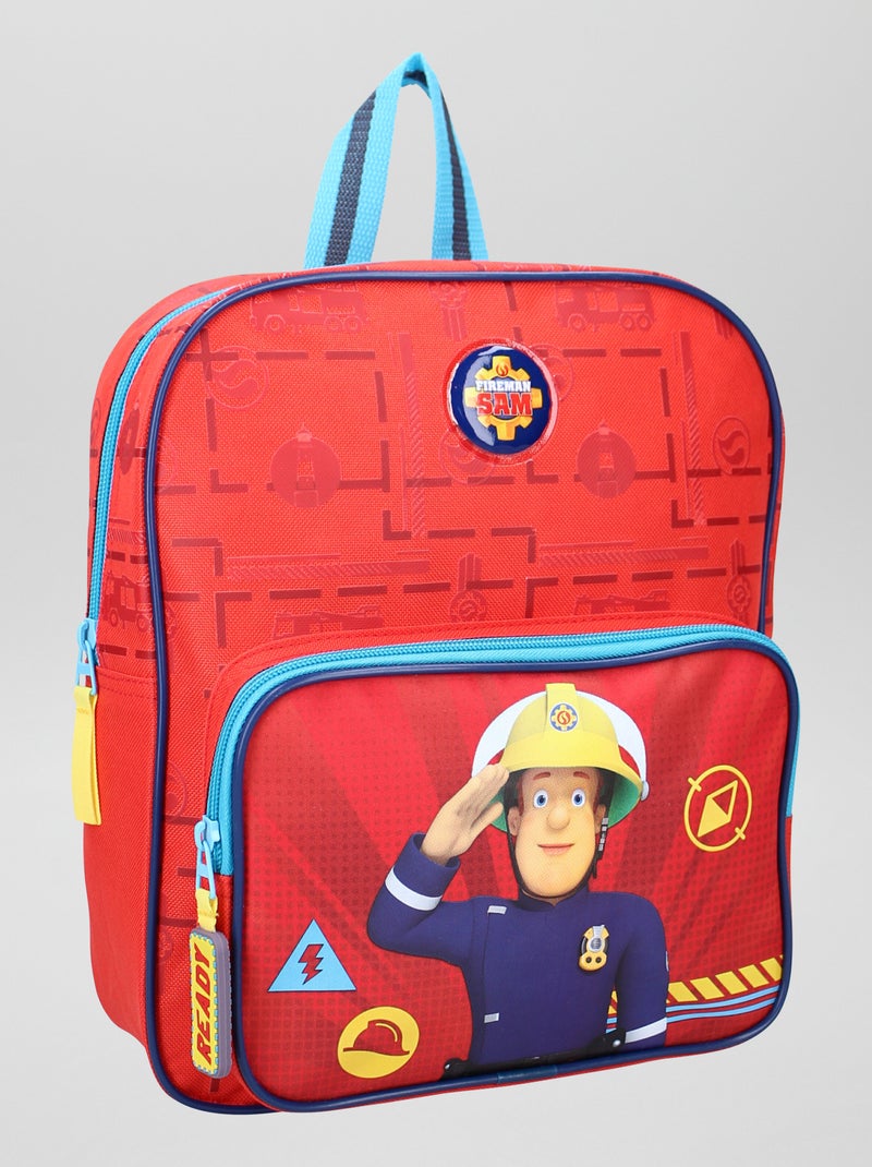 Sac à dos 'Sam le Pompier' Rouge - Kiabi
