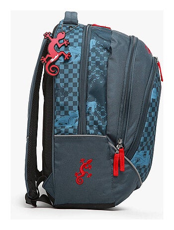 Sac à dos scolaire 14L Ligne Basic Caméléon. Intérieur 2 compartiments - CM1/CM2