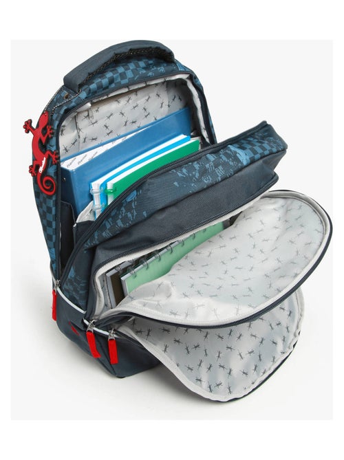 Sac à dos scolaire 14L Ligne Basic Caméléon. Intérieur 2 compartiments - CM1/CM2 - Kiabi Sac à dos scolaire 14L Ligne Basic Caméléon. Intérieur 2 compartiments - CM1/CM2 - Kiabi