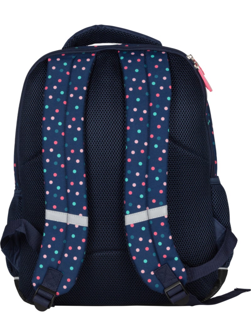 Sac à dos scolaire 2 compartiments KIP Girl You Rock bleu marine Bleu marine - Kiabi