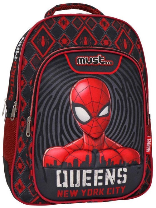 Sac à dos scolaire 2 compartiments Spiderman New York City 43 CM - Kiabi