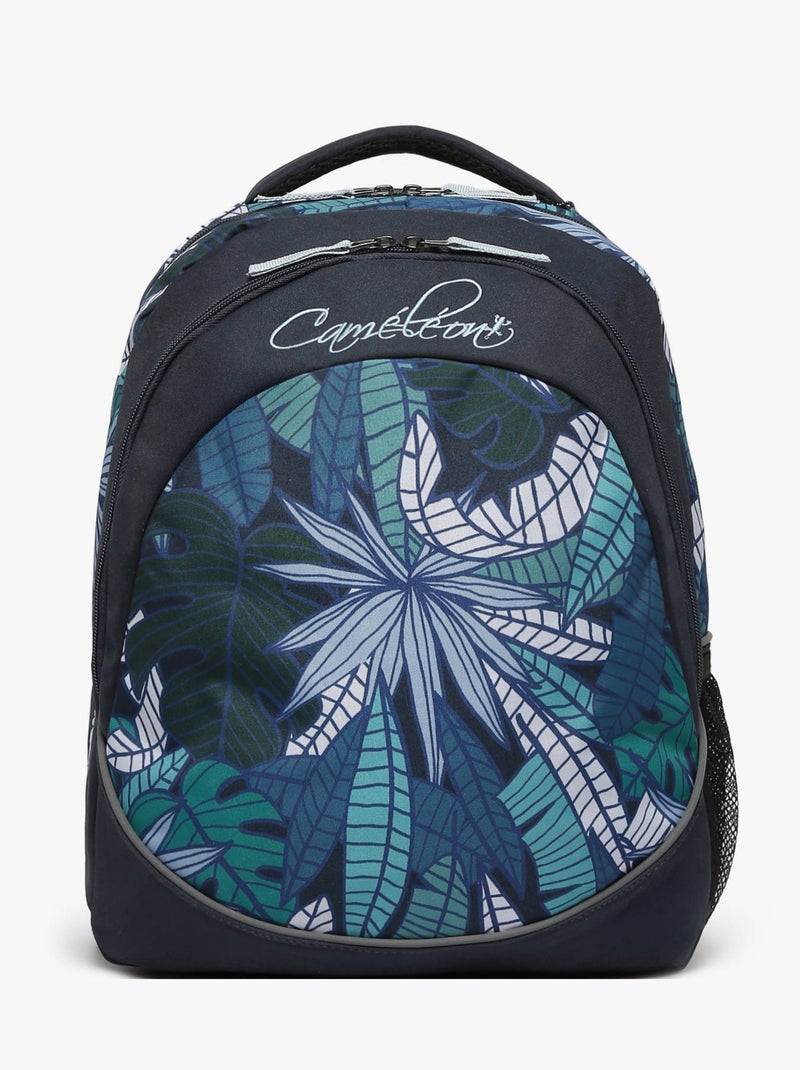 Sac à dos scolaire 39cm Ligne Basic Caméléon. Intérieur 2 compartiments - CP/CE1/CE2 Noir Bleu marine Noir - Kiabi