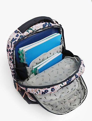 Sac à dos scolaire 39cm Ligne Basic Caméléon. Intérieur 2 compartiments - CP/CE1/CE2