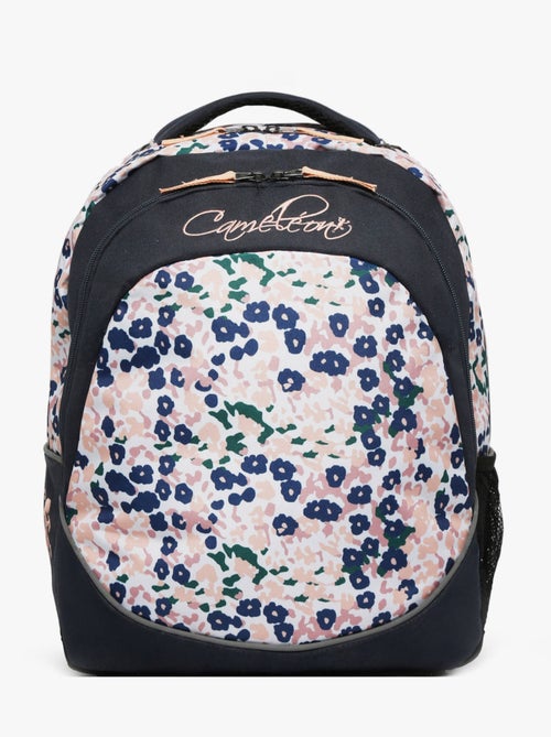 Sac à dos scolaire 39cm Ligne Basic Caméléon. Intérieur 2 compartiments - CP/CE1/CE2 - Kiabi
