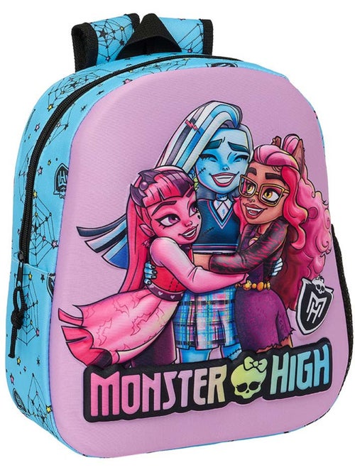 Sac à dos scolaire 3D en textile Monster High SAFTA - Kiabi