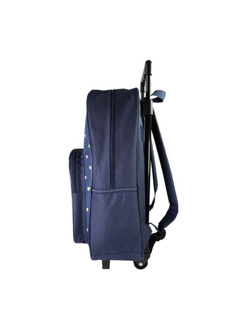 Sac à Dos Scolaire à Roulettes - Lili Lou - 1 Compartiment Zippé - Bagtrotter - Kiabi