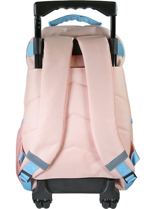 Sac à dos scolaire à roulettes fille Cybel Licorne bleu et rose 2 compartiments - Kiabi Sac à dos scolaire à roulettes fille Cybel Licorne bleu et rose 2 compartiments - Kiabi