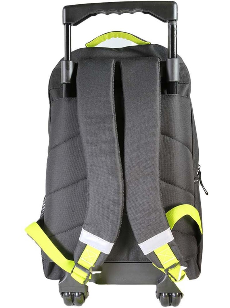 Sac à dos scolaire à roulettes garçon Beyblade X 38 cm noir et vert 2 compartiments Multicolore - Kiabi