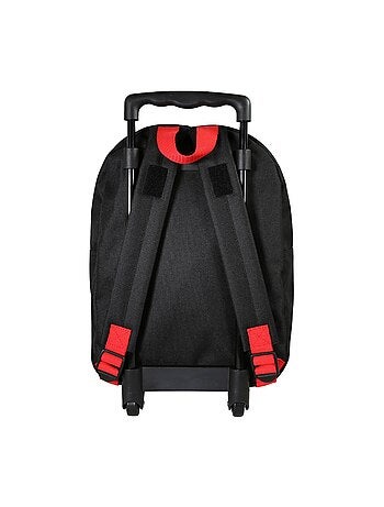 Sac à Dos Scolaire à Roulettes Maternelle Spider-Man - Noir - 1 compartiment zippé - Bagtrotter