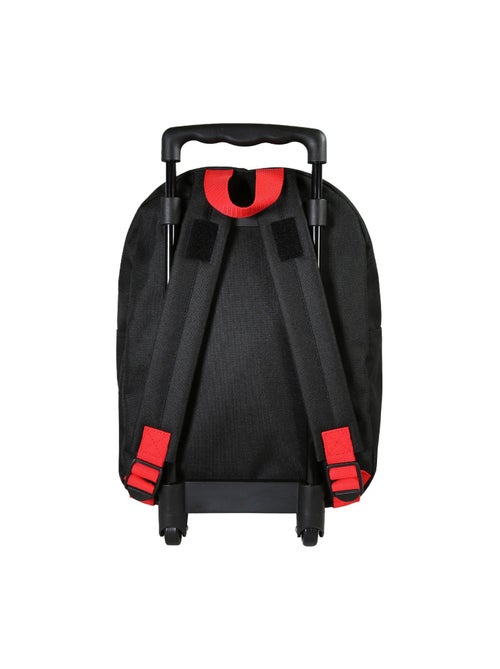 Sac à Dos Scolaire à Roulettes Maternelle Spider-Man - Noir - 1 compartiment zippé - Bagtrotter - Kiabi