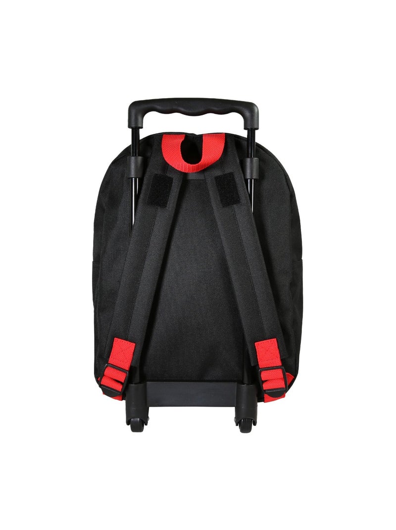 Sac à Dos Scolaire à Roulettes Maternelle Spider-Man - Noir - 1 compartiment zippé - Bagtrotter Noir - Kiabi