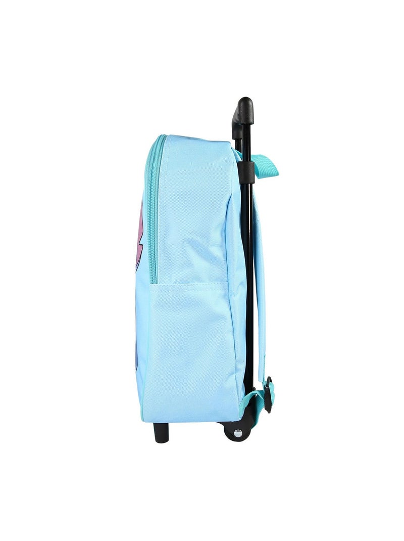 Sac à Dos Scolaire à Roulettes Maternelle Stitch - Bleu Clair - 1 compartiment zippé - Bagtrotter Bleu clair - Kiabi