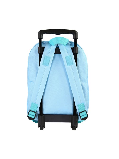 Sac à Dos Scolaire à Roulettes Maternelle Stitch - Bleu Clair - 1 compartiment zippé - Bagtrotter - Kiabi